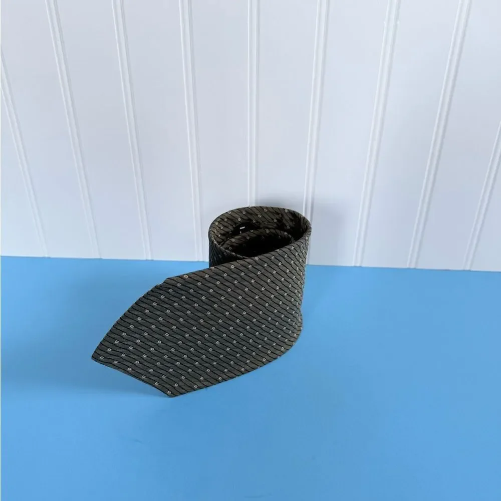 Bugatti Brown Textured Silk Tie